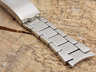 #ad Vintage High Quality 19mm 3 4quot; Stainless Steel Admiral Watch Band Bracelet $89.10