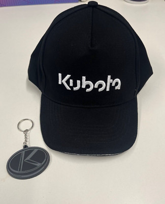 NEU ORIGINAL KUBOTA TIEFSCHWARZE KAPPE MIT SCHLÜSSELRING - KOSTENLOSE LIEFERUNG MIT NACHVERFOLGUNG