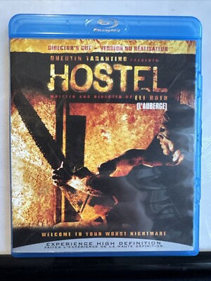HOSTEL (Director's Cut Blu-Ray 2007) Eli Roth Rare OOP Bluray