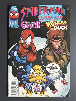 Spider-man Team-Up 5 Featuring Gambit & Howard the Duck Marvel