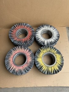 12 inch Sample Pack *Lot Of 12* Airway Buff Pad Yellow Orange White Pink