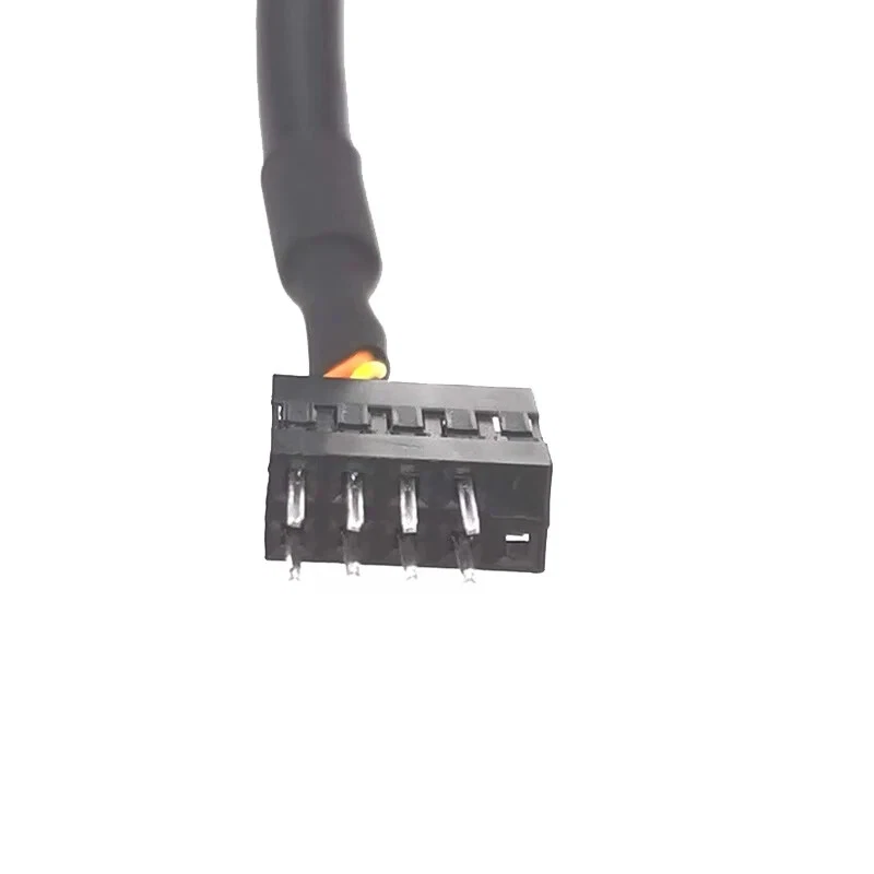 Motherboard USB 3.0 20/19Pin Female To USB 2.0 9P Male Adapter Cable Black 20cm - Image 4 of 4