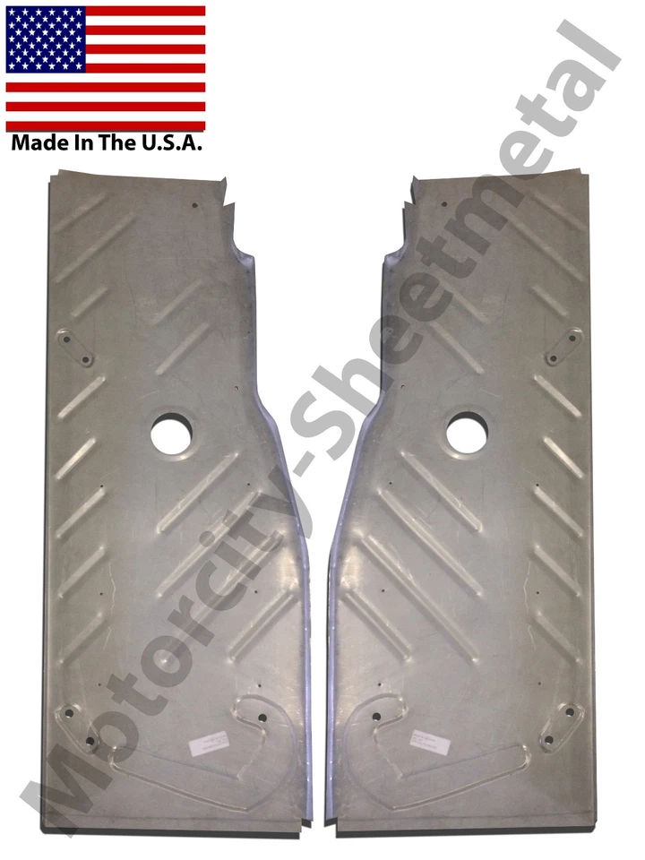 1953-1962 TRIUMPH TR2 & TR3 & TR3A FRONT FLOOR PAN PAIR - Изображение 2 из 2