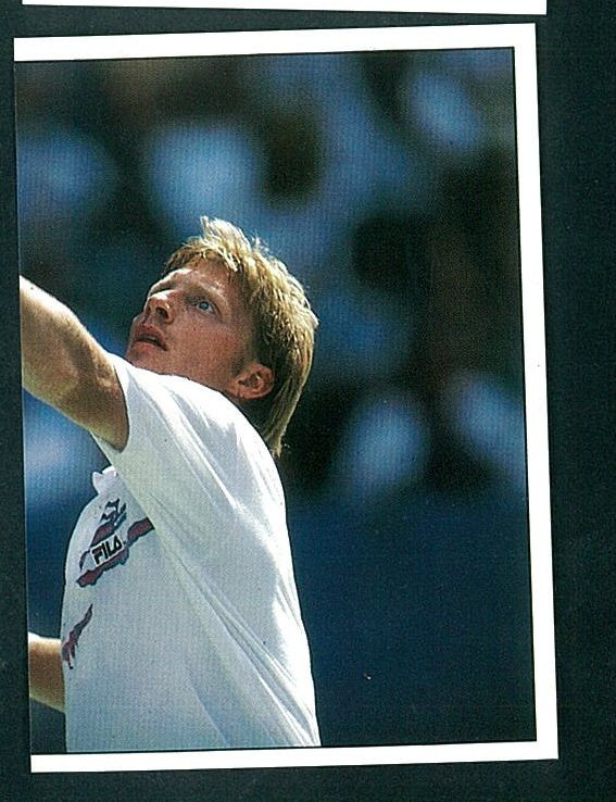PANINI TENNIS ATP TOUR 1992 STAR PLAYER BORIS BECKER # 46