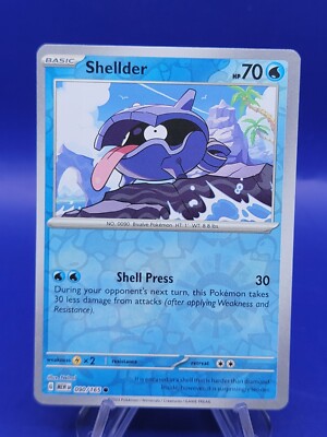 Shellder 090/165 REVERSE Holo  ENGLISH NM/M Pokémon - 151 PACK FRESH