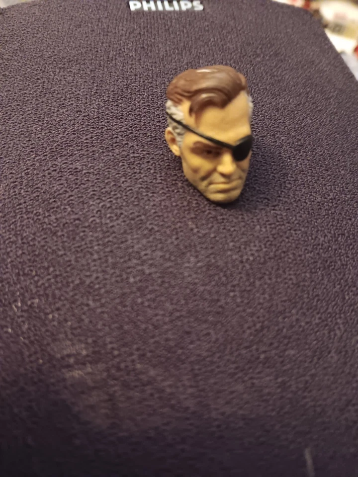 Marvel Legends Nick Fury Head Onslaught SHIELD Hasbro Suelto Clásico Vengadores Foto 2 de 3