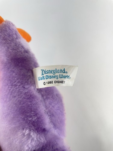 Vtg 1982 FIGMENT 7” Plush Dragon Disneyland Walt Disney World Stuffed Animal - Picture 6 of 7