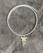 Accessoire: Mädchen Kinder Halskette mit Schmetterling Anhänger