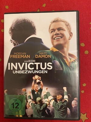 DVD 2009 INVICTUS / UNBEZWUNGEN Matt Damon Morgan Freeman von Clint Eastwood