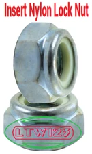 (4 Pc) 12mm - 1.75mm/12mm Nylon insert Hex Lock Nut
