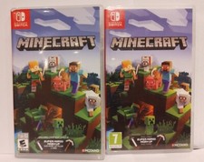 Minecraft X2 Official Nintendo Switch Game Empty Cases/Boxes (No Games Included)