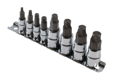 Laser Tools 8052 beschädigte Sechskantschrauben-Schraubenausdreher 8-teiliges Set 1/4 Zoll D 3/ Fuß 8 Fuß D TS3