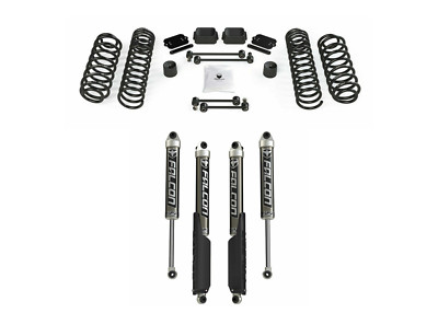 TeraFlex 2.5'' Coil Spring Lift Kit& Falcon 2.1 SP2 Shocks Fox Stabilizer JL 4Dr