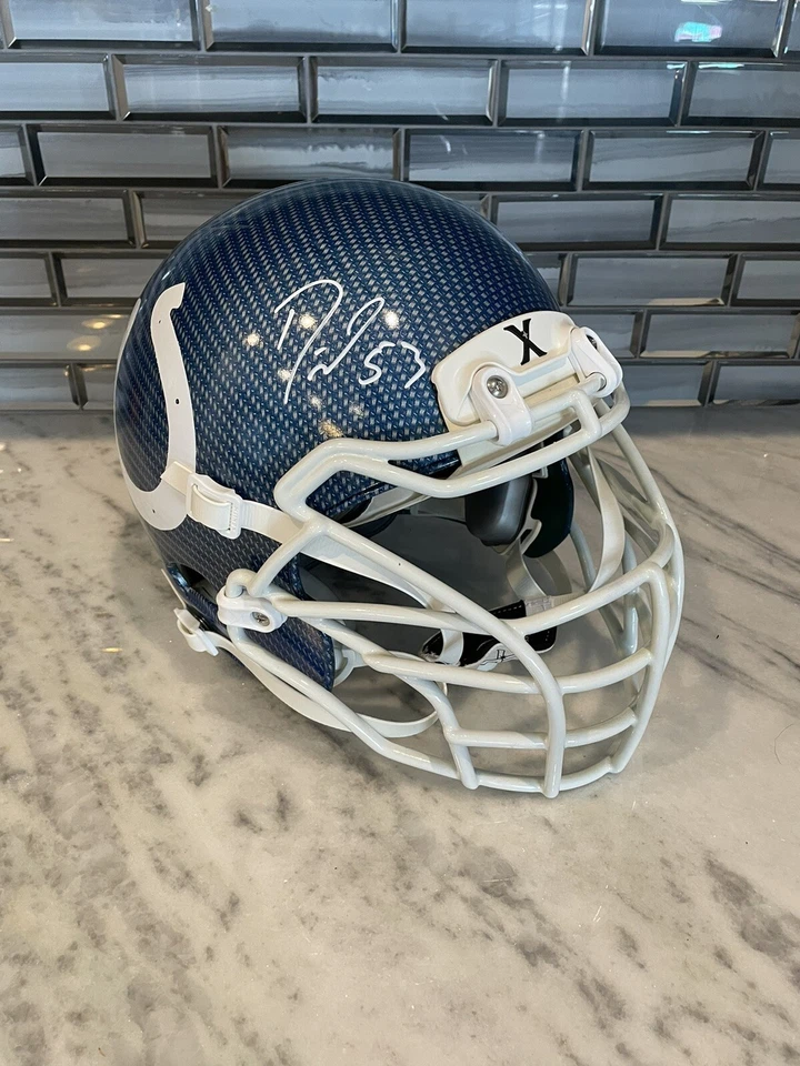 Darius Leonard Full Size Signed Indianapolis Colts Authentic NFL Helmet JSA CoA - Image 4 of 4