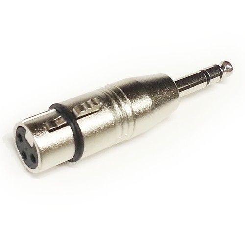 Adattatore XLR-Femmina a 1/4" TRS Maschio - Foto 1 di 2