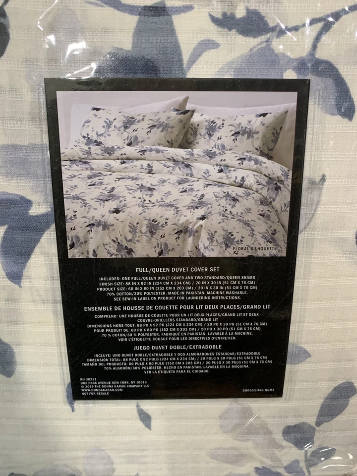 Funda nórdica DKNY Full Queen y dos fundas estándar. ¡Nuevo! Foto 4 de 4