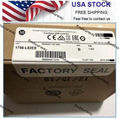 1756-L82ES New NEW PLC 1756-L82ES /B GuardLogix Logix 5580 Controller 5MB
