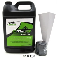 OEM Arctic Cat 1100 5000 Twin 4-Cycle Synthetic C-TEC4 Oil Change Kit 6639-528