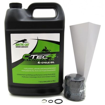 OEM Arctic Cat 1100 5000 Twin 4-Cycle Synthetic C-TEC4 Oil Change