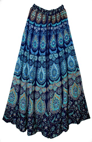 Vintage Inspired Indian Maxi Skirt Perfect for Your Bohemian Style - Picture 14 of 19