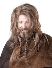 Men's Norse Viking Wig Beard and Moustache