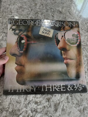 SEALED George Harrison Thirty Three & 1/3 33 1/3 LP Hype Sticker FREE SHIPPING