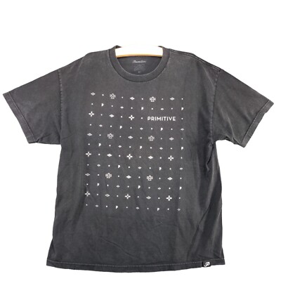 Primitive Apparel Men's T-Shirt XL Short Sleeve Black Crew Neck Cotton