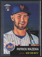 2022 Topps Chrome Platinum Anniversary Patrick Mazeika 196 RC | New York Mets