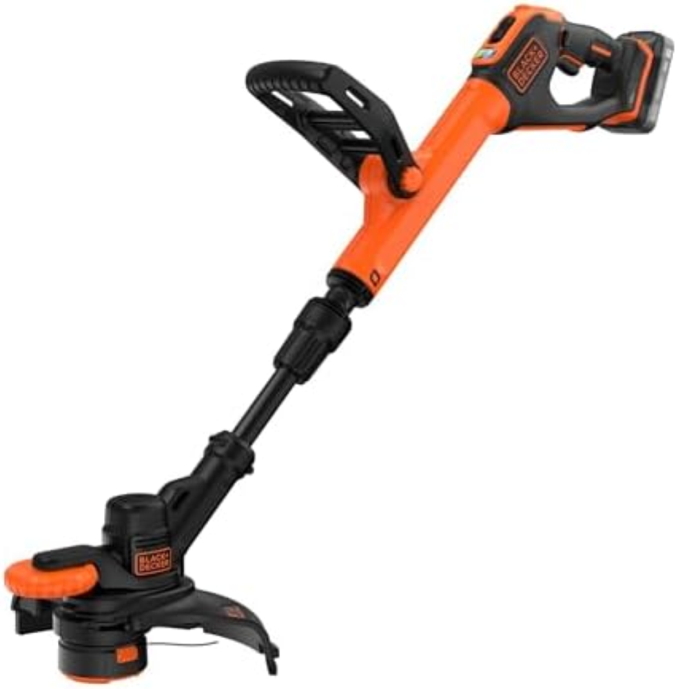 BLACK+DECKER, 18V 28cm Tagliabordi con batteria 2Ah, BCST918D1-QW