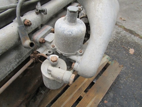 Jaguar 3.8 engine motor LC4733 intake, SU carbs, distributor, auto transmission - Picture 5 of 24