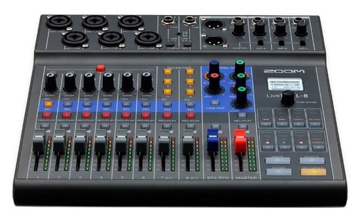 ZOOM LiveTrak L-8 8ch Live Podcast Digital Mixer and Recorder NEW from Japan JP - Picture 3 of 7