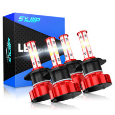 For Mercedes-Benz C250 C300 C350 -4pc Combo Headlight High  Low Beam LED Bulbs