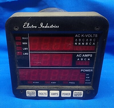 ELECTRO INDUSTRIES MEASUREMENTS GAUGE MODEL DMMS300