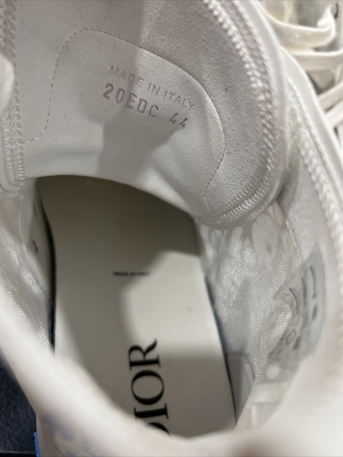 Dior B23 High-Top Sneaker With Gradient Blue Dior Oblique Canvas Menu0026#039;s  EU44 Us11 | eBay
