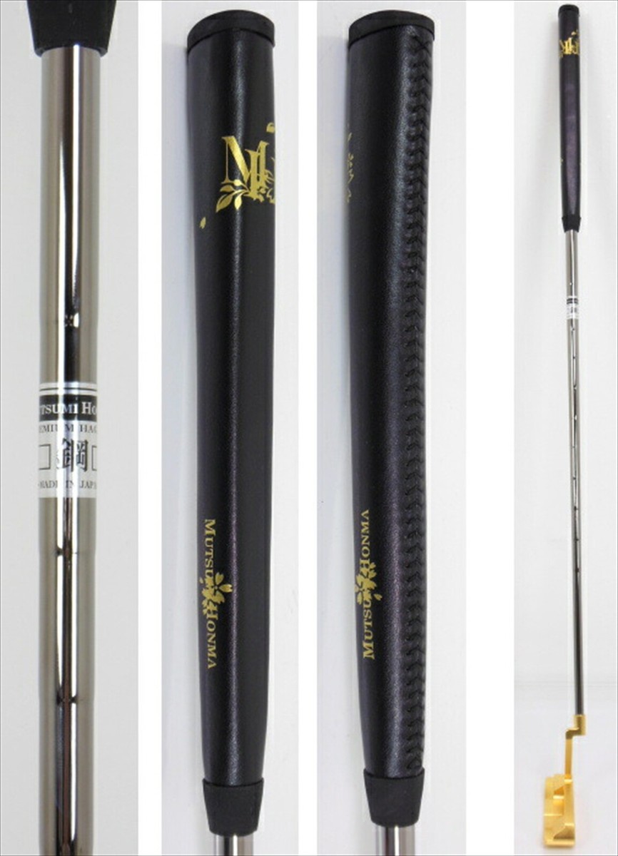 Mutsumi Honma Golf Putter MH282P Gold 33 / 34 Inch Limited Edition