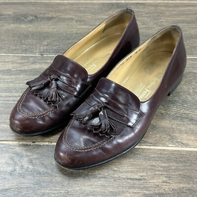 Salvatore Ferragamo Studio Loafer Shoes Mens 8 D Oxblood  display picture 2
