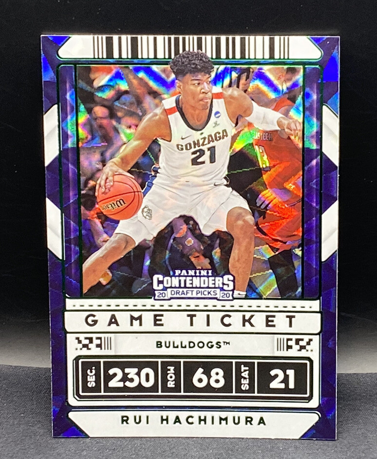 Rui Hachimura 2020-21 Contenders Draft Picks Green Explosion Game Ticket Card 33