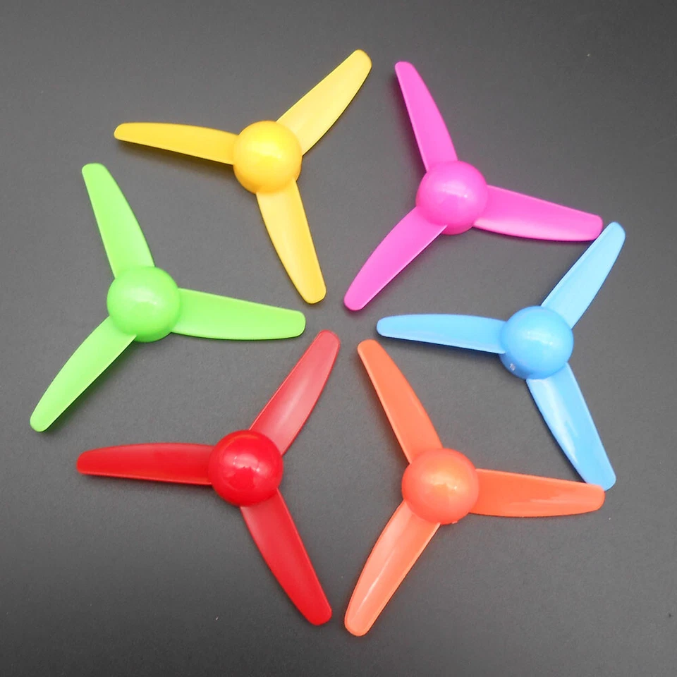 20Pcs 80MM Plastic 3-Blade Propeller Fan Blade Three-Blade OARS Hole 2MM 3 Leaf - Image 2 of 4