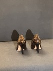 Antonio Melani Women’s Leopard Animal Print Patent Leather Peep Toe Pumps — photo 2