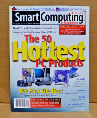 Smart Computing Magazine December 2003 The 50 Hottest PC Products Vol 14 No 12