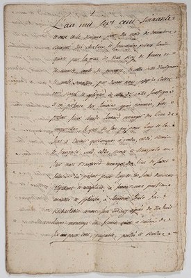c1700 French Legal Manuscript Property Rights Inheritance Law Memoire 10pp