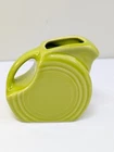 Fiesta Chartreuse Mini Disk Pitcher-Fiestaware 1997-1999 3.5 In