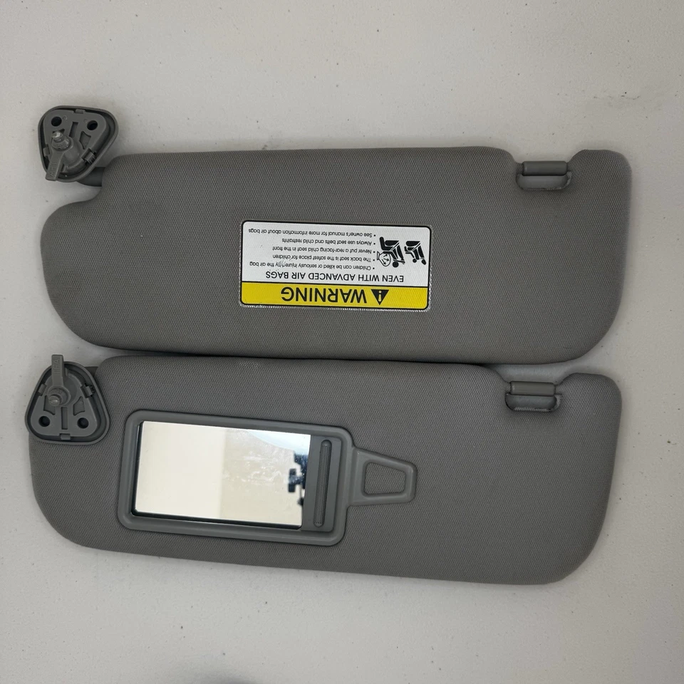 Kia Front Lh Rh Sun Visor Set Of 2 Tan OE Fits KIA OPTIMA 2011-2016 - Image 3 of 4