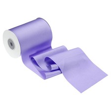 Double Faced Satin Ribbon 4 Inch x 10 Yard, Purple - Satin Ribbon