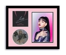 Blackpink Lisa Autographed Signed 11x14 Custom Framed CD Photo Born Pink ACOA