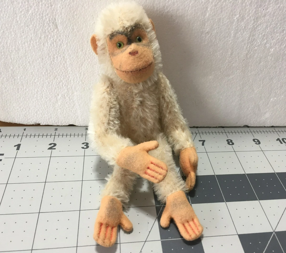Peluche Ancienne Singe Jocko Teddy Hermann Steiff - Vintage Collectionneur