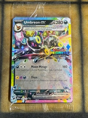 Pokemon Umbreon EX 060/131 Prismatic Evolutions Stamp Promo Sealed 