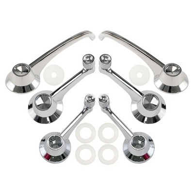 CJ Classics Interior Handle Kit Clip-On Style Mustang Coupe/ Convertible 1965
