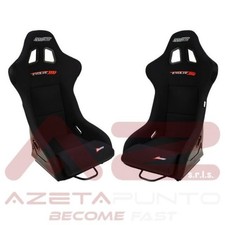 coppia sedili sportivi auto evolve vetroresina monoscocca con supporti laterali