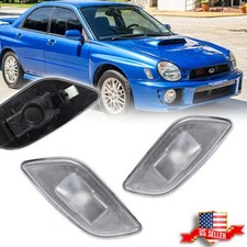 Fits 2002-2003 Subaru Impreza Wrxrstsoutback Clear Side Marker Signal Lights